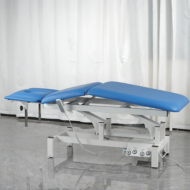 Beauty Salon Furniture Set Hospital Lift Height Adjustable Chiropractic Table Electric Physiotherapy Massage Bed