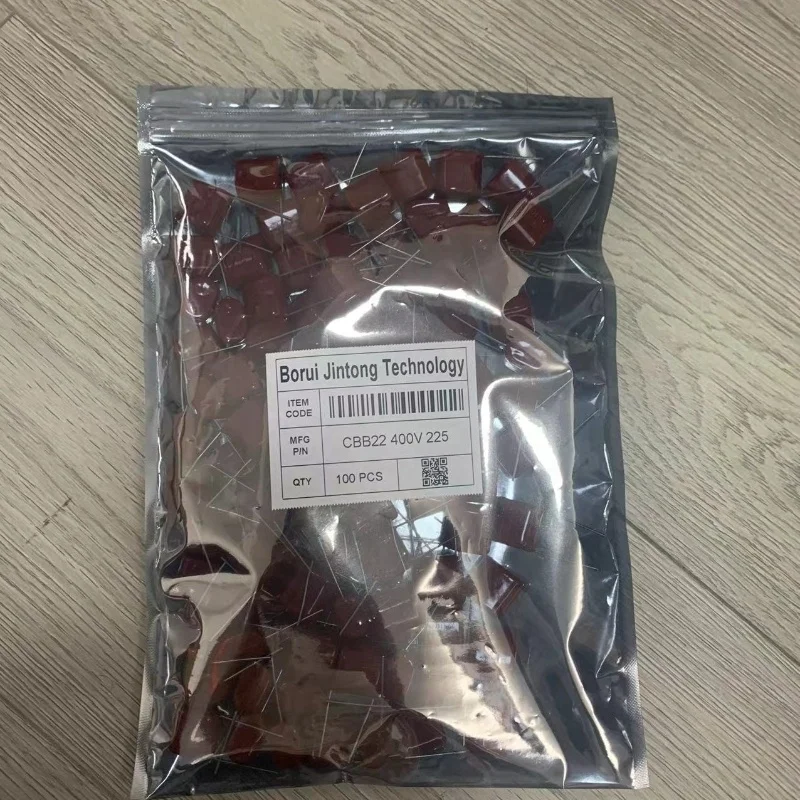 New CBB22 film capacitor 400V225J 2.2UF 225J 400V Pin distance 15mm