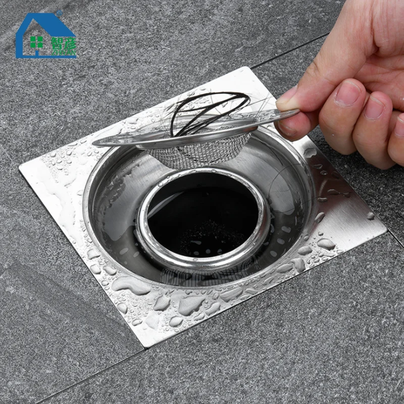 Канализационная сетка из нержавеющей стали заглушка для унитаза туалета душевой кабины антиблокирующий материал напольный фильтр