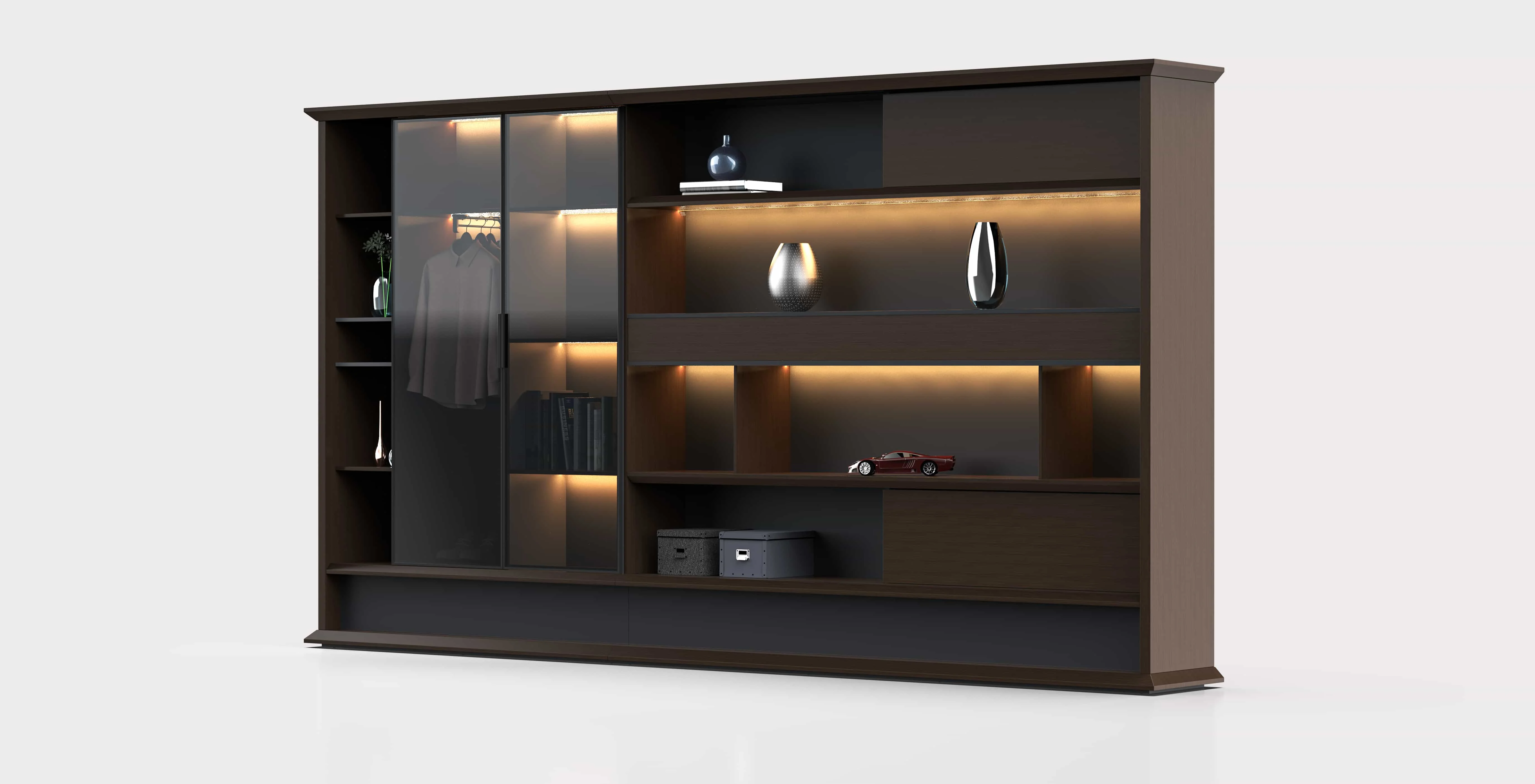 Factory Furniture Wooden Storage Custom Luxury Filing Cabinets Modern File Cabinet