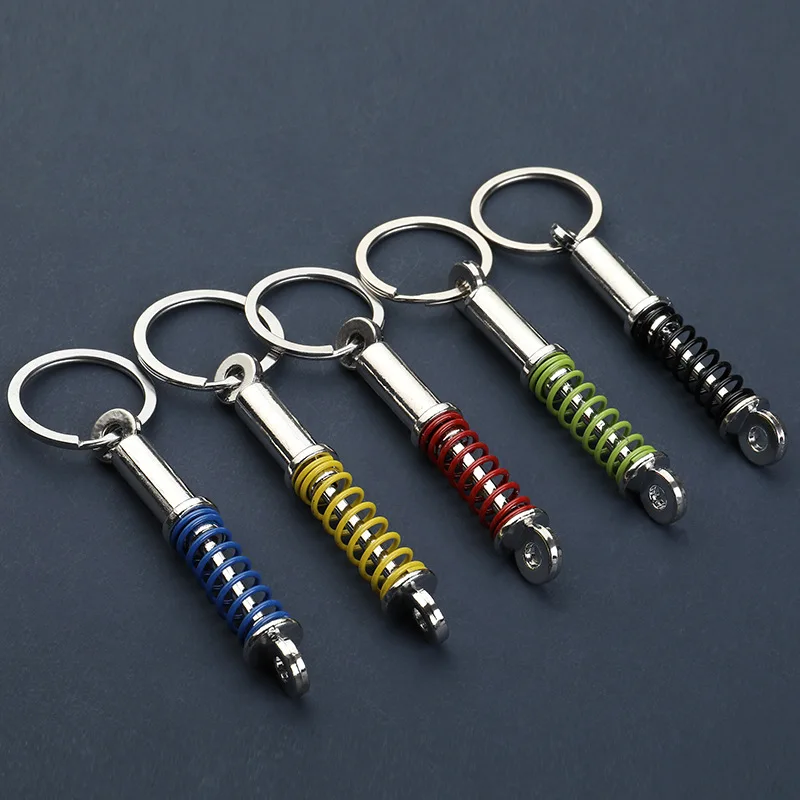 Creative Car Speed Gearbox Gear Head Keychain Manual Transmission Lever Metal Keyring Car Bicycle Refitting Pendant Key Holder