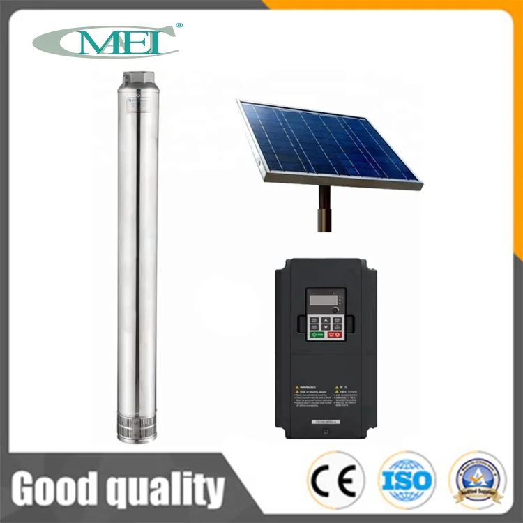 4 Inch Solar Pump with Stainless Steel Impeller 110V 1300W 19m³/h 35M Power Water Pump