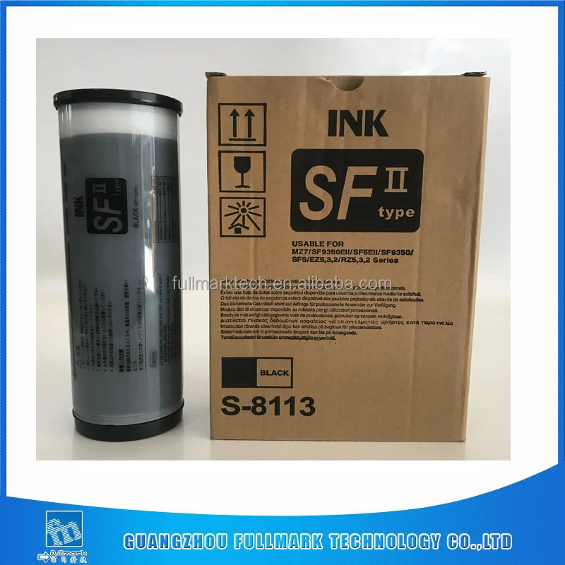 Compatible ink cartridge for RISOgraphs SF II type  sf5350 sf635 sf5130 sf5030 sf939 sf9350 sf5450 black risos  printing ink