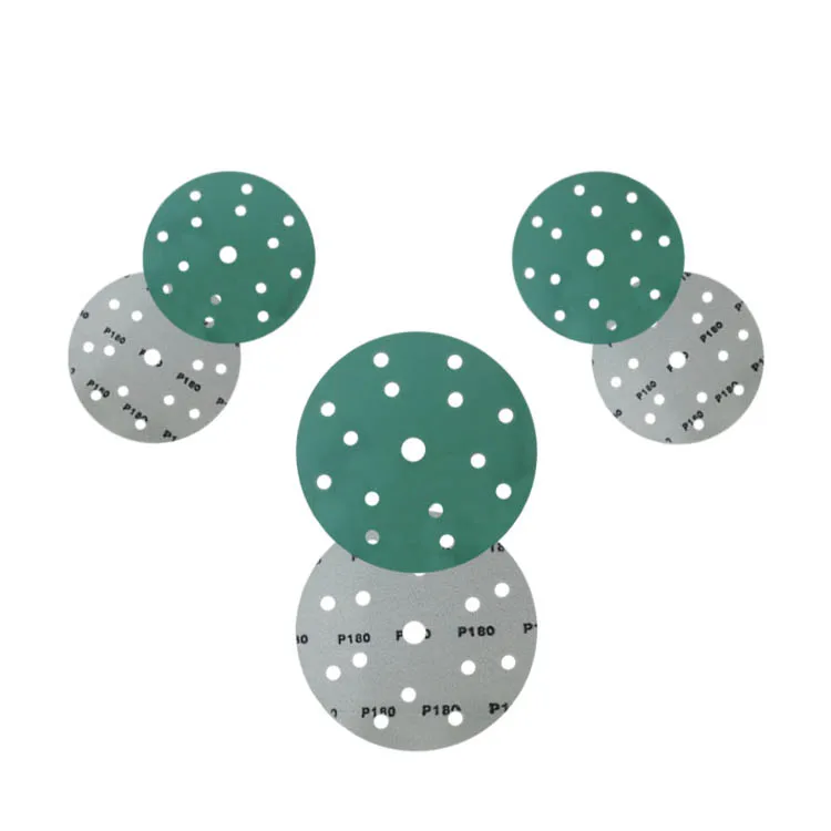 
6Inch (150mm)15 holes sanding disc PET film backing sand paper for polishing 