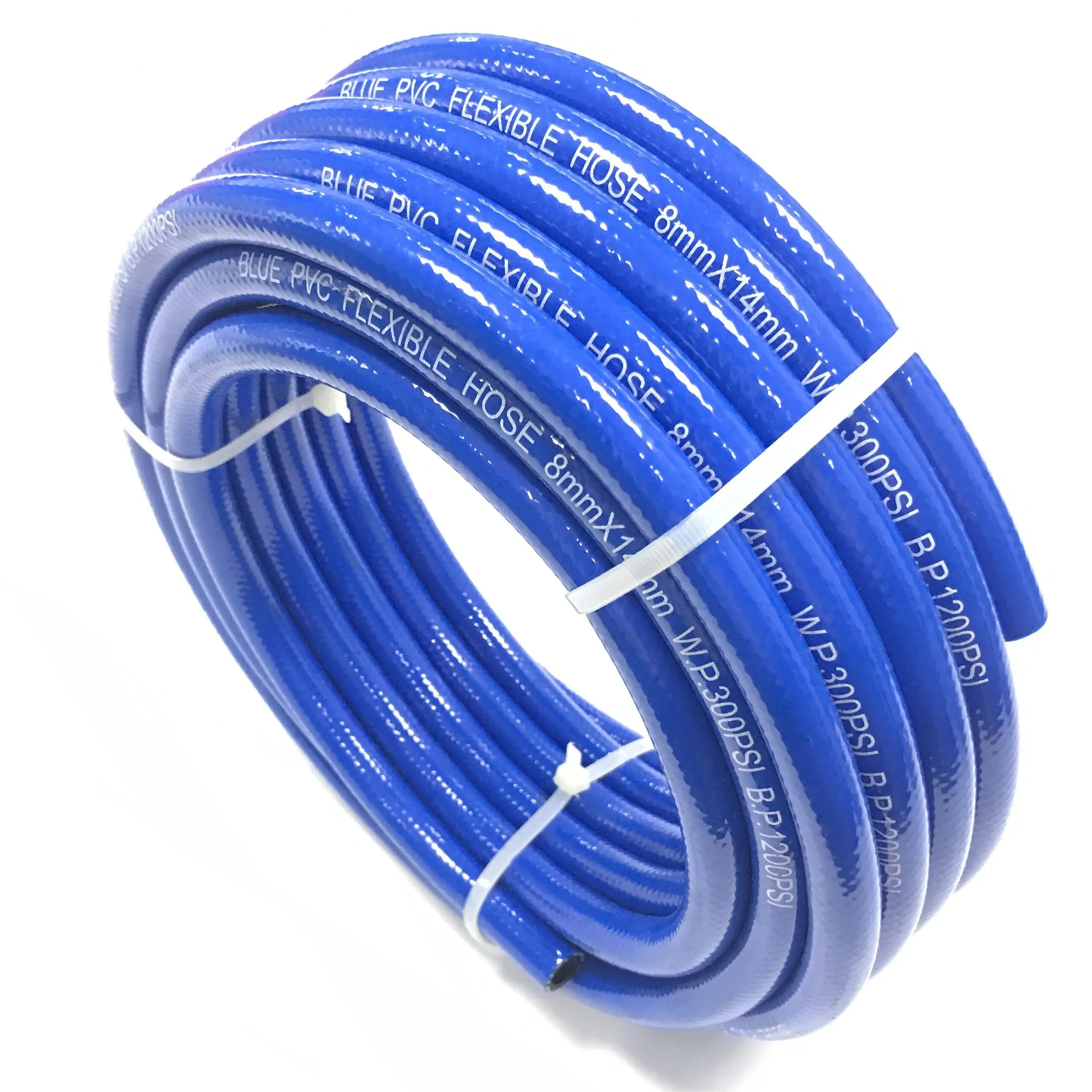 3/4' X 50 FT 20/30 Bar Hybrid PVC Air Hose 900 Psi for Compressor Retractable