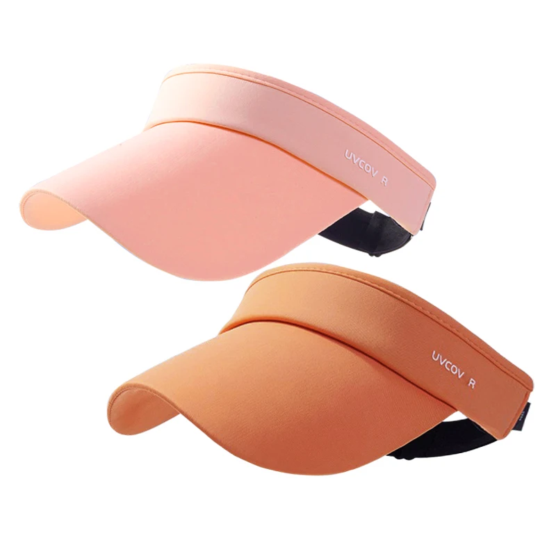 Wholesale Girls Outdoor Running Sun Visor Hat Beach Hats Women UV Protection Large Brim Sun Hats for Women Summer Ladies