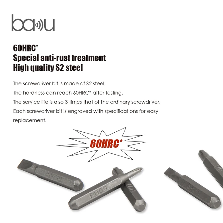 Wholesale multi-function screwdriver ba-3338 mini screwdriver portable hand tools set