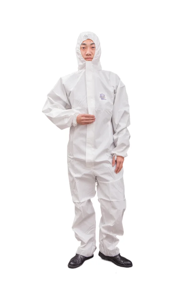 PPE Painter Spray Asbesto SMS Waterproof Hazmat Suit Paint Gown Red Type 56 PP PE Medical White PPES Disposable Overall Coverall