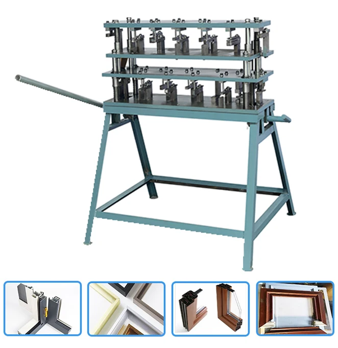 Best Selling For Aluminum Hole Making Manual Punching Window And Door Machine