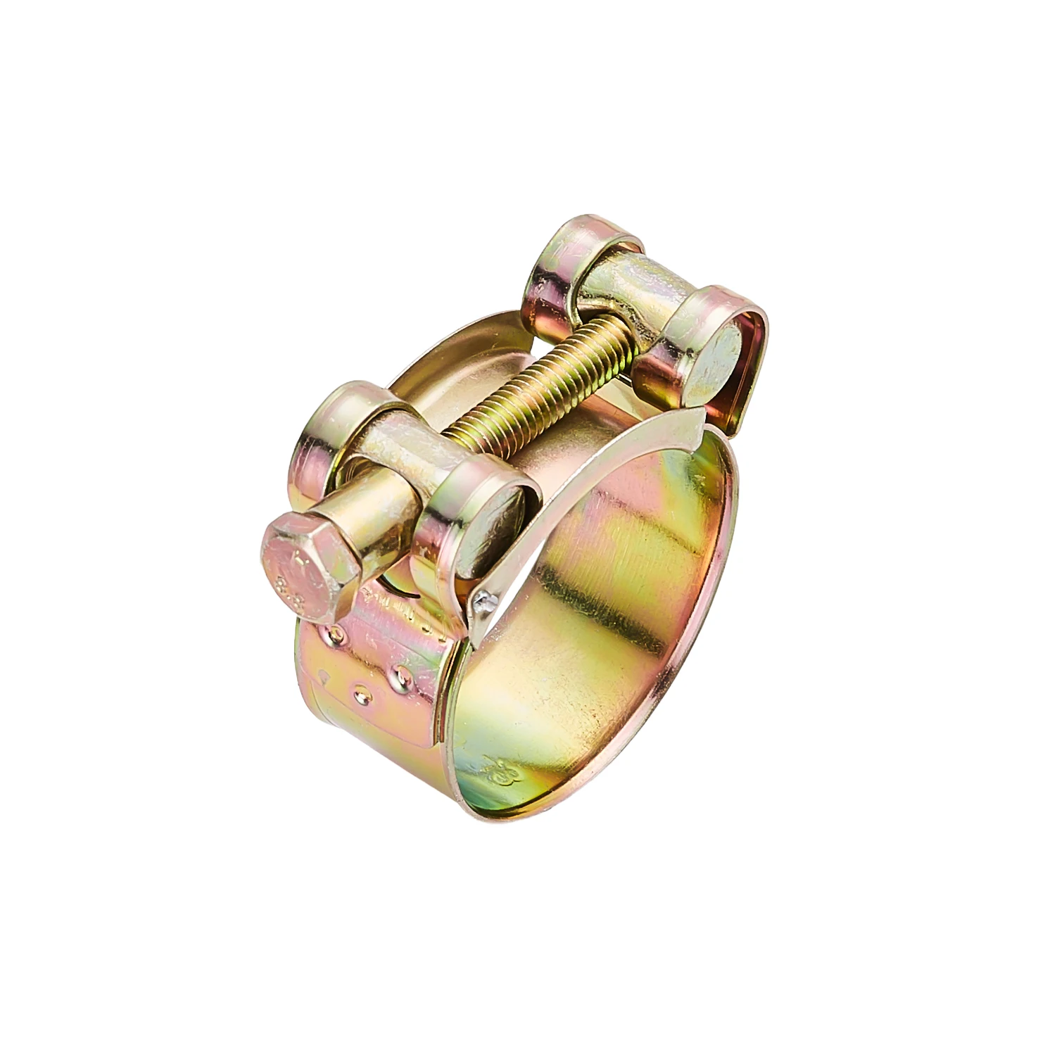 Heavy duty stainless steel hose clamp for automobile water pipe clamps