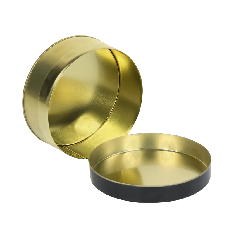 Custom Printed Food Grade Tinplate Metal Can Good Seal Caviar Packaging Box