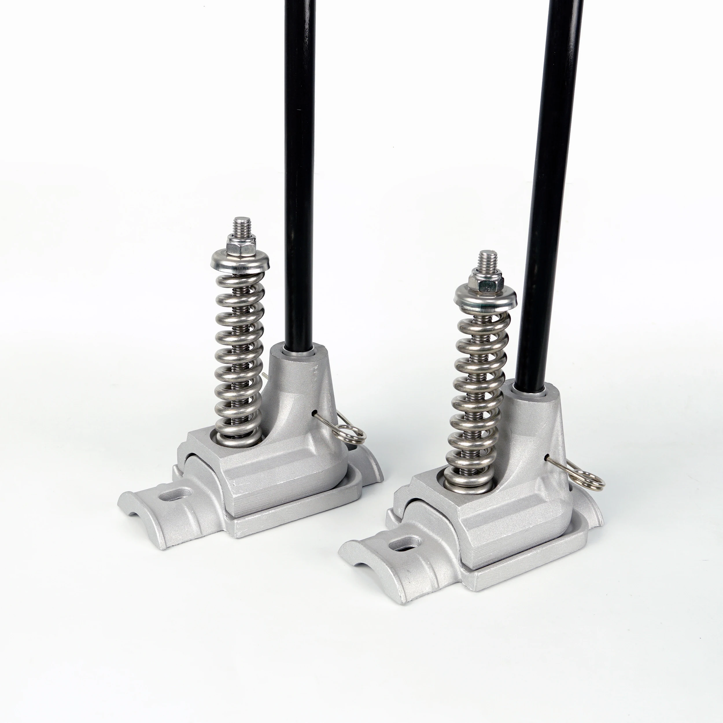 Light pole clamp for advertising banner light hanging clamp