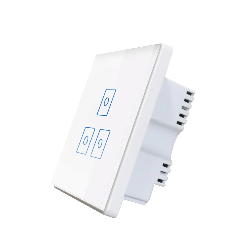  Zwave OEM умный сенсорный датчик 3 банды выключатель с украшением в виде кристаллов стеклянная