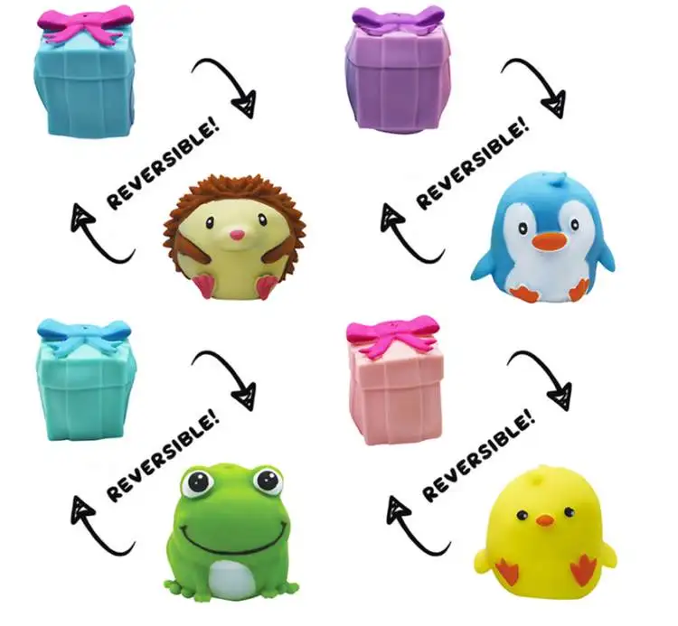 Wholesale Manufacturers Cartoon Box Dinosaur Egg Pinch Squeeze Toys Decompression Vent Pet Gift Flip *# Toy