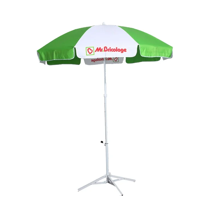 Promotional Durable Beach Umbrella Wind resistance Outdoor Advertising Umbrellas with custom Logo base filled with water