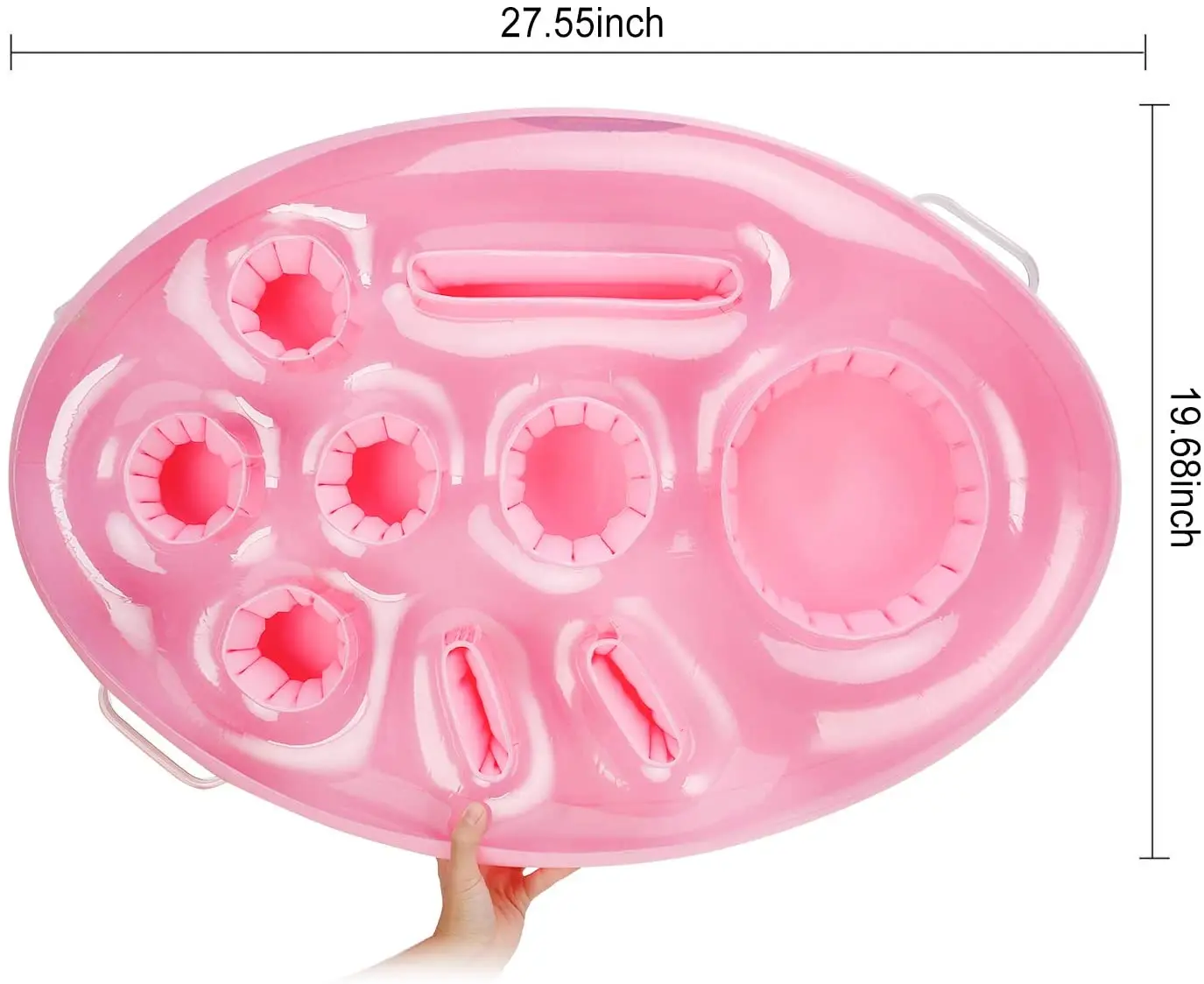 hot sale Inflatable pink Floating Drink Holder for Pool Party Beach