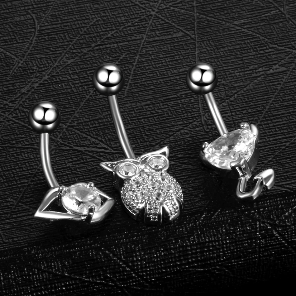1pc Steel Sexy Belly Button Rings Navel Piercing Ombligo Nombril Ear Piercings Navel Ring