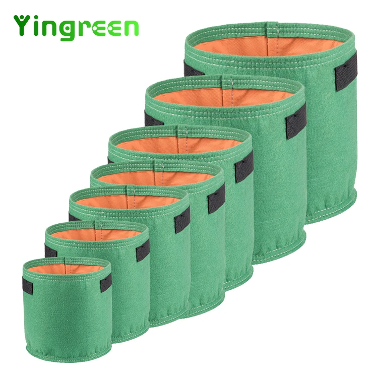 Outdoor Garden Handle 2 3 5 10 Gallon Thicken Vegetable Flowers Plant Grow Bags Nursery Pots