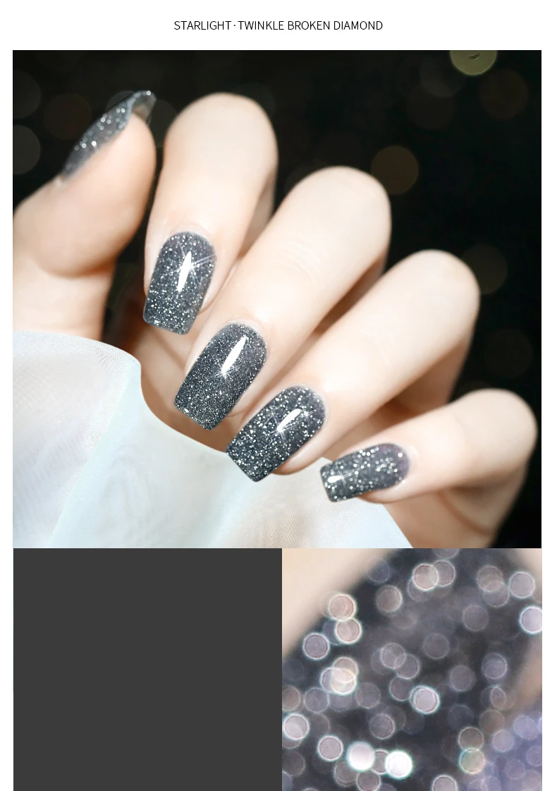 Very Shiny Uv Lamp Glass Gel Top Coat Nail Polish Bulk China Trade Curing Multi-Color Selection