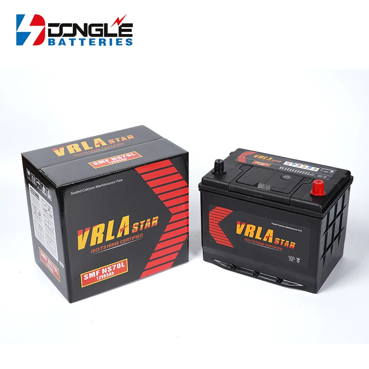 Long Life Top Quality OEM ODM Vehicles Starting Lead Acid SMF 12V 65Ah Car Battery