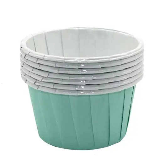 Disposable Greaseproof Baking PET Coated Paper Cupcake Liner Muffin Cup Case Mold