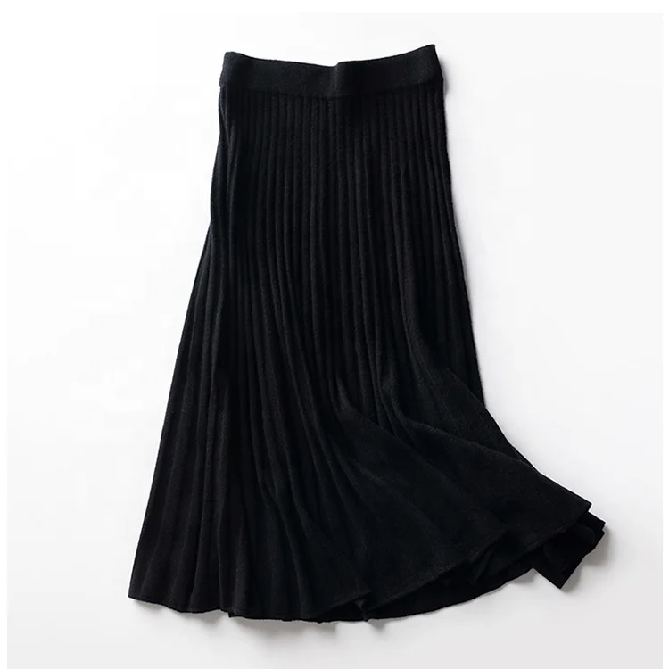 Ladies autumn winter knitted long fashion rib skirt women sweater lady sweater wool cashmere knit