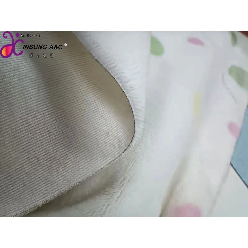 100% Polyester Super Soft High Quality Fur Fabric Short Plush Fur Fabric for Baby