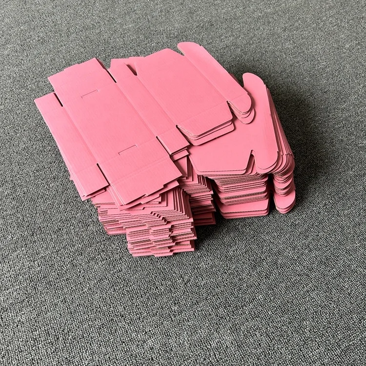 Free Sample Custom Dress Shoe Clothing Pink Packaging Mailer Box Corrugated Cardboard Paper Baby Gift Shipping Box with Logo