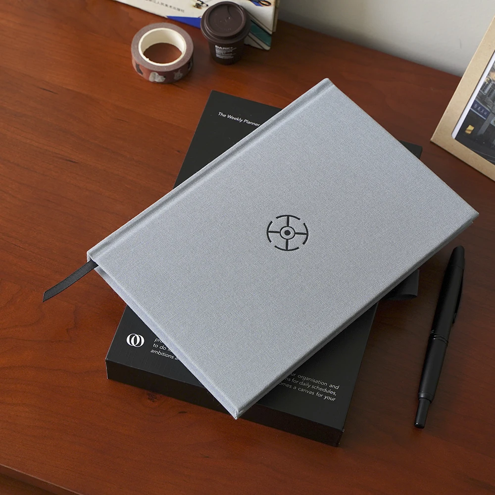 Business Office Organizer Notebook Hardcover Goal Mission Planner in Paper or Fabric Available Notebooks