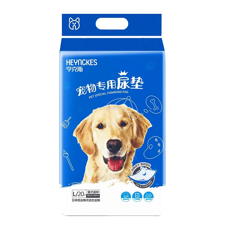 Wholesale High Quality Bulk 45X60 SAP Disposable Pet Pee Pads Custom Weight Puppy and Cat Training Pads