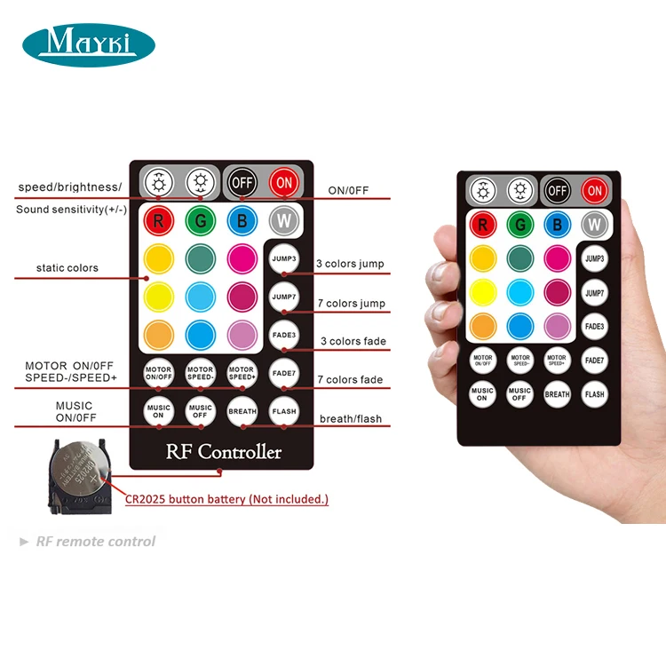 Mini RGB 12V LED light projector, thin 160 strands, fiber optic village fiber optic light remote control