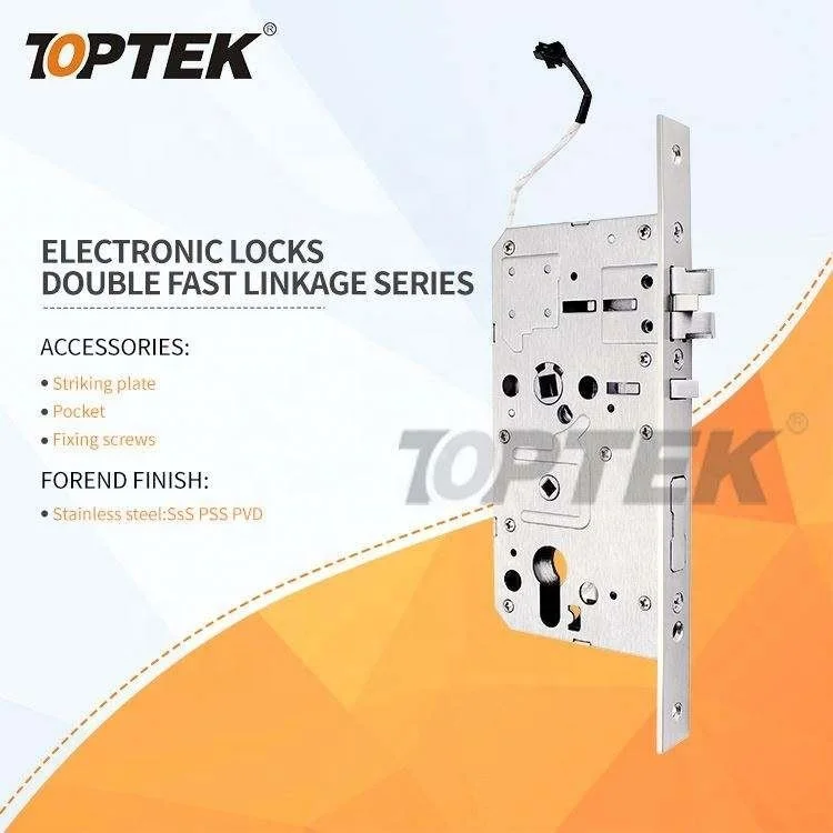 Stainless Steel Smart Lift Up To Lock Mortise Security Door Lock Body