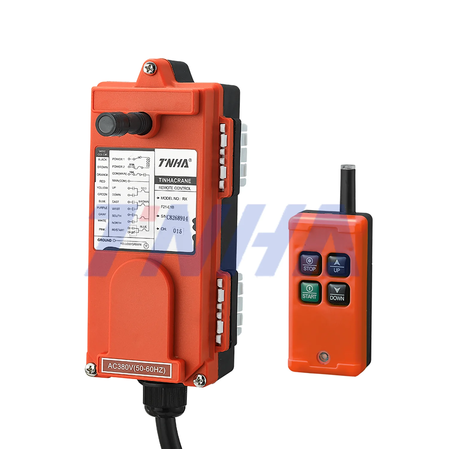 TNHA1 F21-E1B new telecrane hydraulic crane wireless remote control radio control station for overhead gantry crane hoist