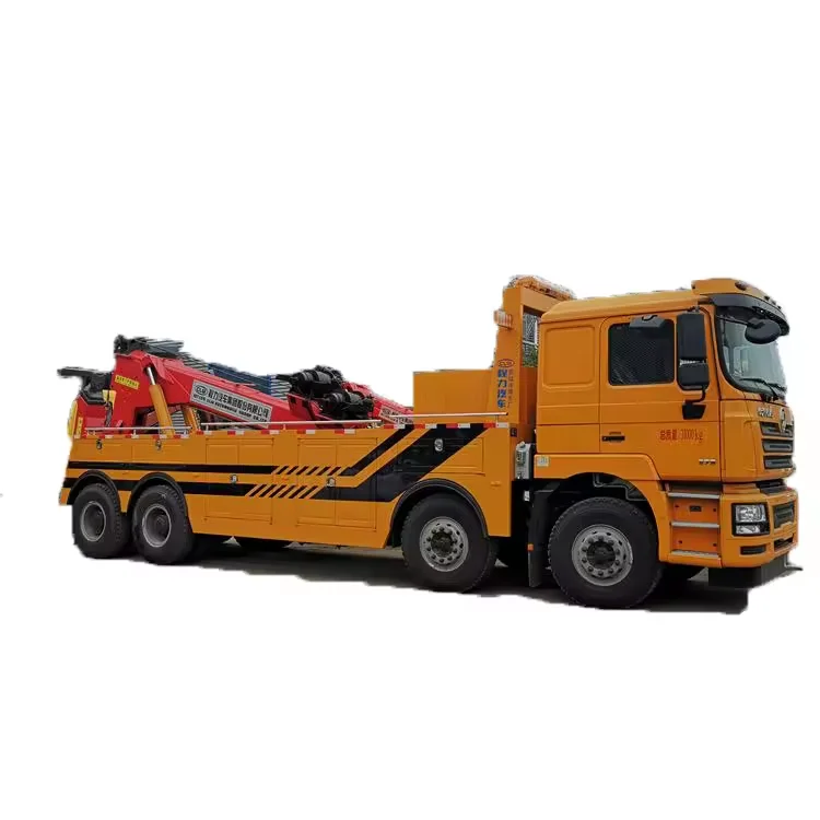 Sinotruk shacman faw Wrecker Flatbed Truck 5 Tons Wrecker Road Flatbed Recovery tow trucks wreckers For Sale