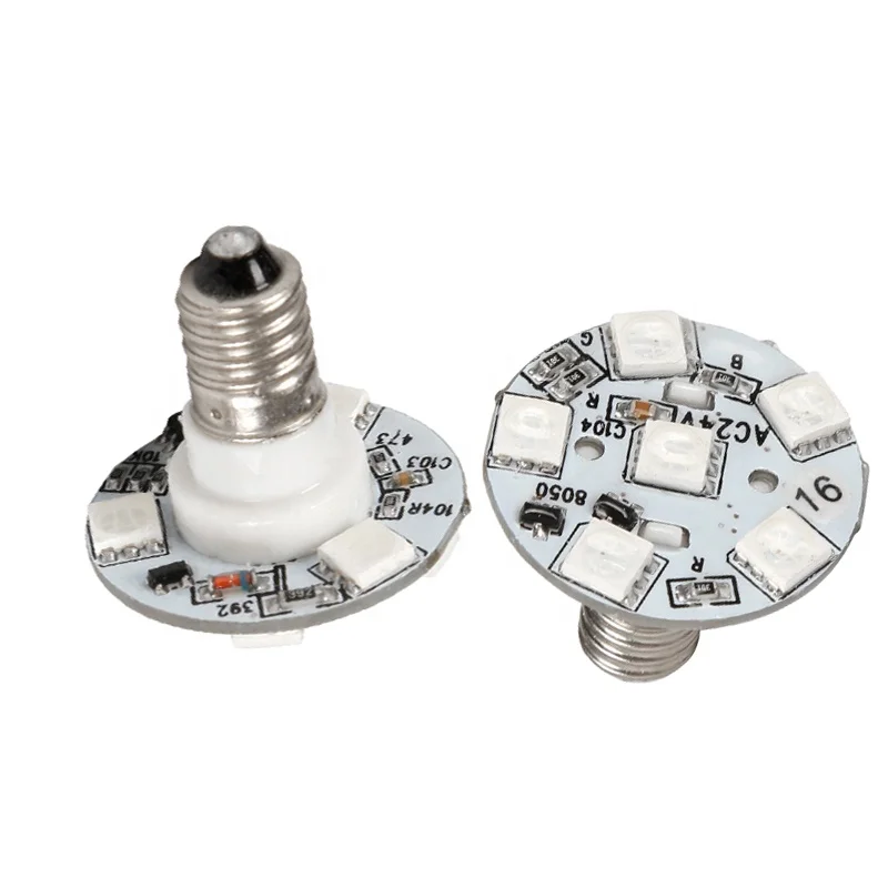 Wholesale Waterproof 28mm 9points 24V Auto program E10 Rgb LED Point Light For Amusement Park