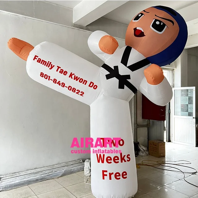 Promotion Advertising Decoration Inflatable Cartoon Penguin With Giant Ice Cream Cone