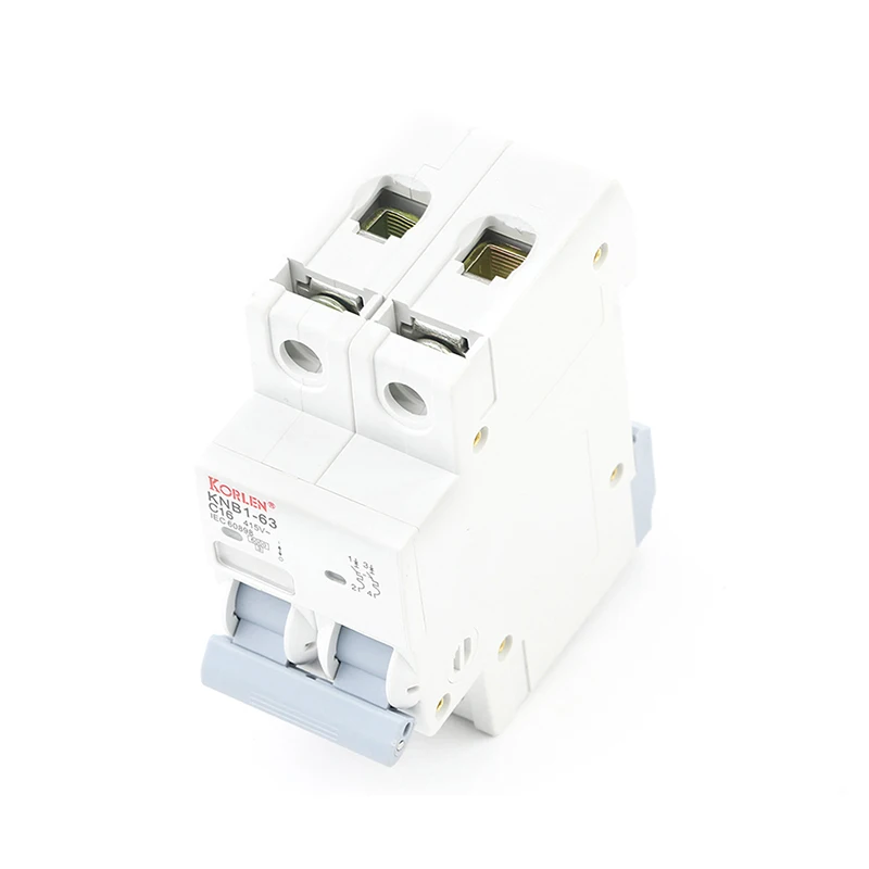 Korlen Best Selling ODM/OEM Factory Circuit Breakers 63A 50A 40A B/C/D MCB Current Overload Protection AC Mini Circuit Breaker
