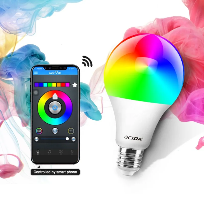 Wholesale Price RGB Smart Led Bulb Wifi Control Lamp 7W 9W 12W Led Light Bulbs