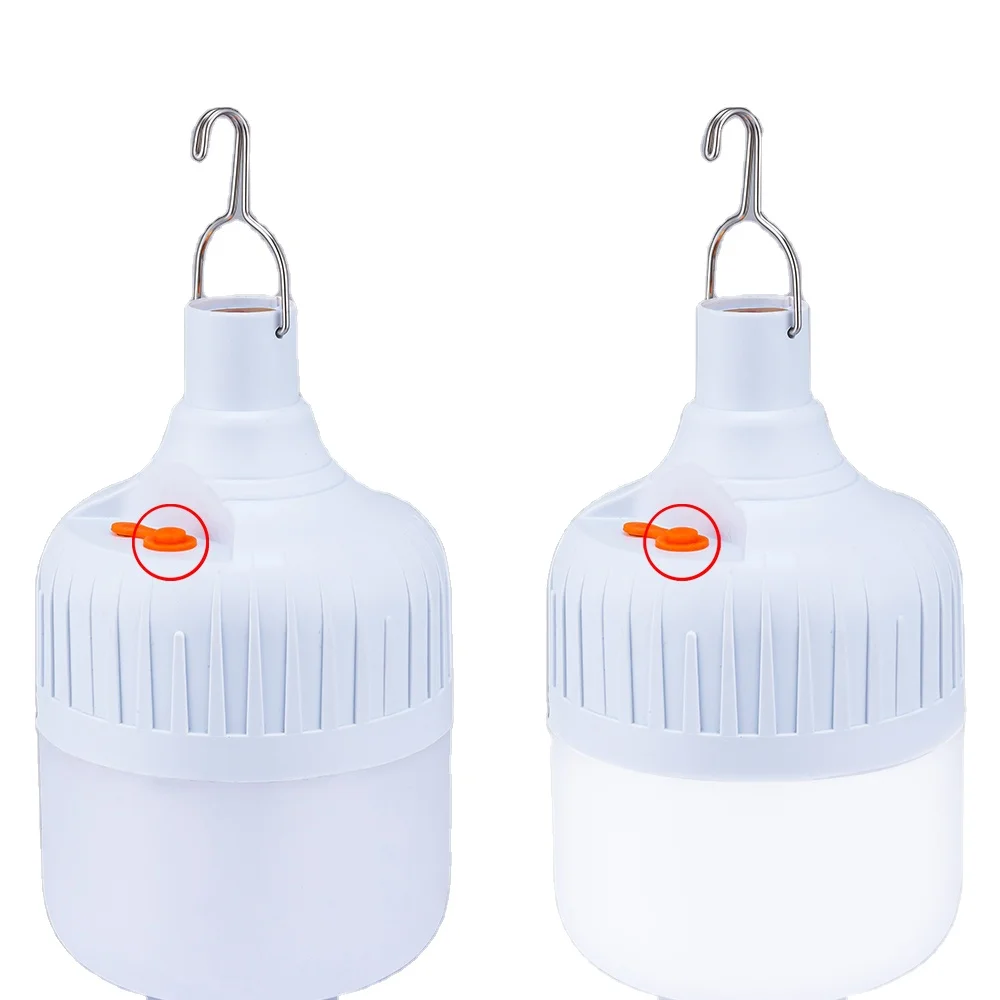 Светодиодная аварийная лампа, мощный светильник для кемпинга, улицы, сада, с аккумулятором и временем освещения