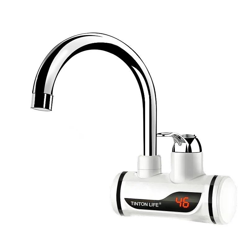 OEM LED digital display 3000w Instant tankless house water heater heating electric tap kitchen faucet