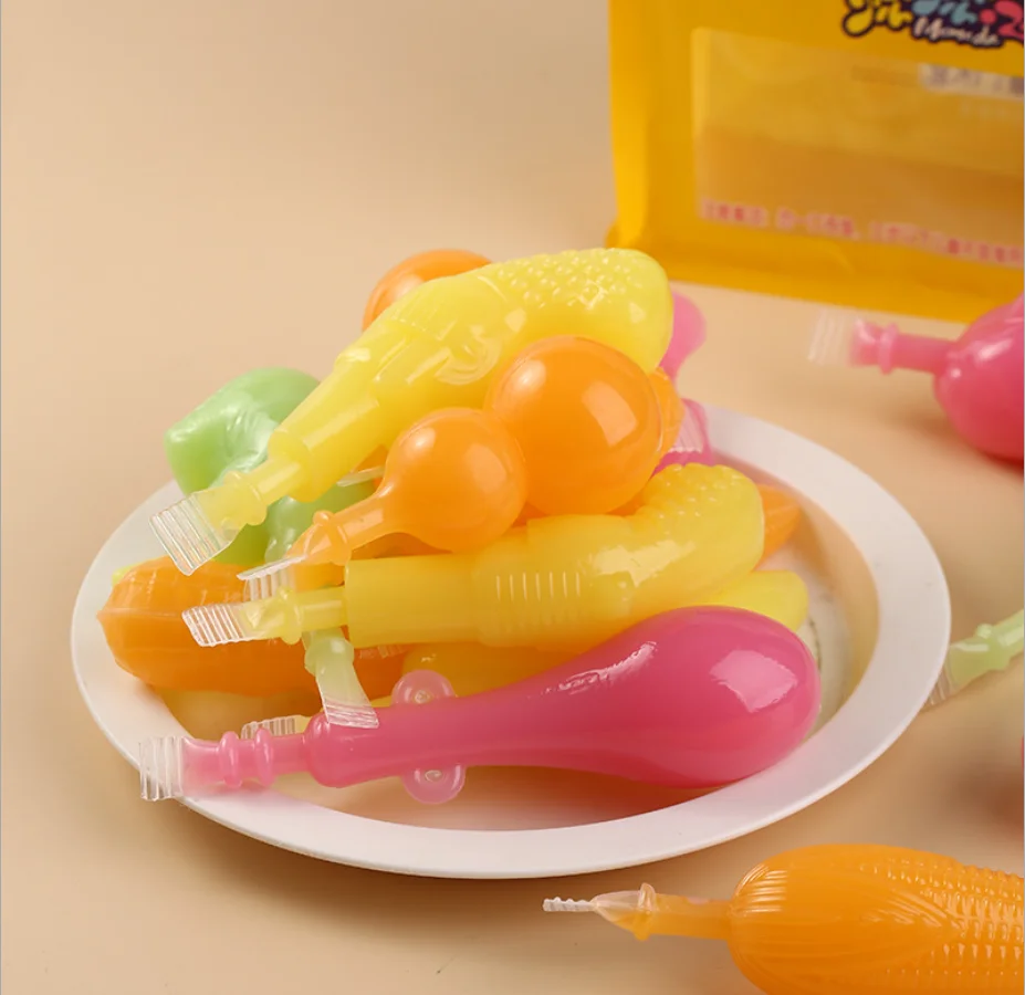 R Factory Supplier Juice Fruity Snacks Chinese Colorful Fruit Jelly