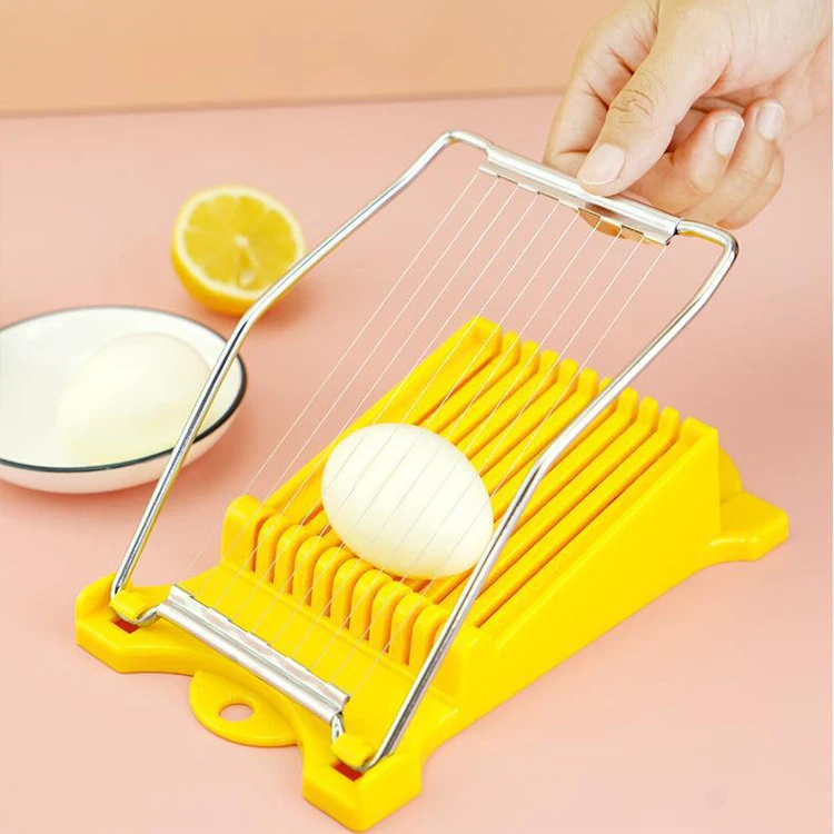 Multipurpose Kitchen Gadget Food Grade Plastic  Stainless Steel Line Cheese Spam  Cutter Luncheon Meat Slicer