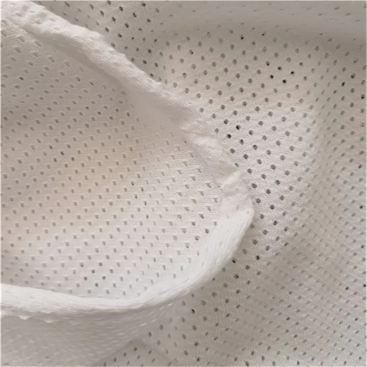 160gsm Single Side Pointelle Cotton Fabric 100%Cotton Pointelle Knitted Fabric