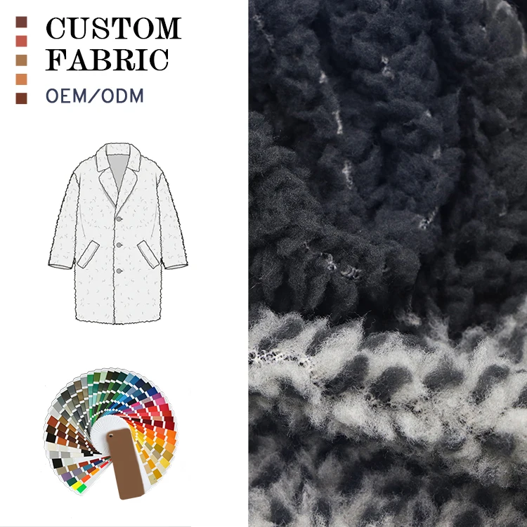 Готовый товар трикотажная 100 полиэфирная флисовая ткань в наличии простой анти-таблетки флис для куртки и пальто