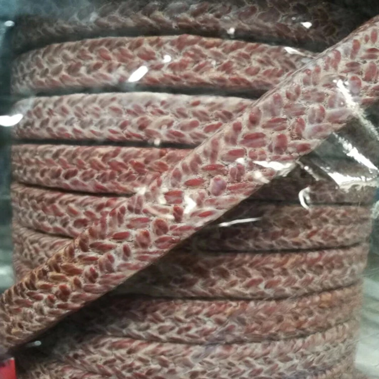 phenolic Kynol fiber yarn added with PTFE dispersion and running-in lubricant