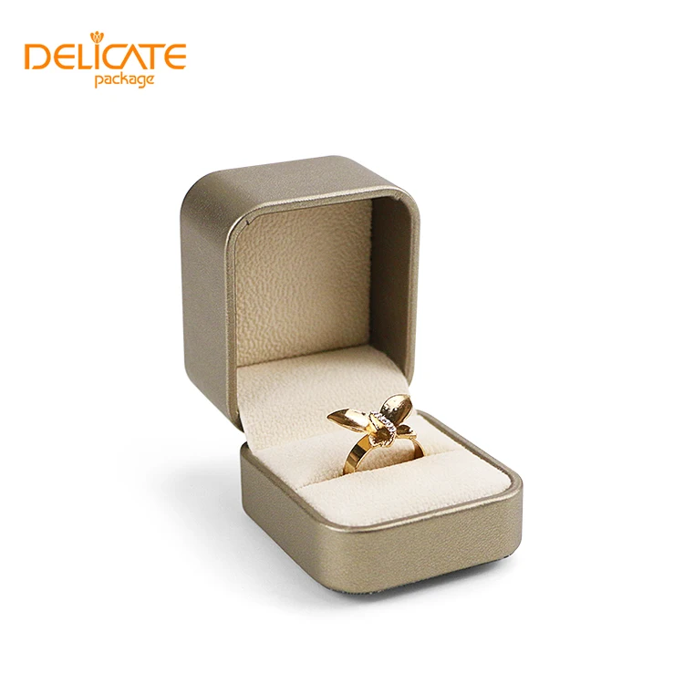 Hot Sale Wholesale Custom Logo Leather Jwellary Box Luxury Earring Bracelet Necklace Ring Box Cheap Jewelry Packaging Box