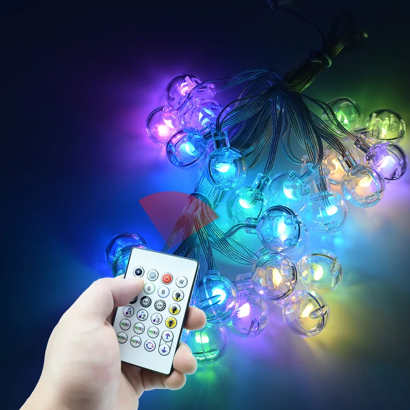 Прямая поставка от китайского производителя G24 цветная (RGB) светодиодная линейная гирлянда 16.4ft затемнения 16 миллионов цветов музыкальной синхронизации работы с дистанционным управлением местный