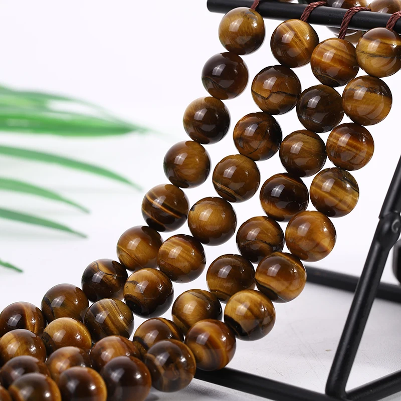 Natural AAA grade high quality yellow tiger eye stone beads gemstone natural beads for bracelet jewelry making (AB1622)