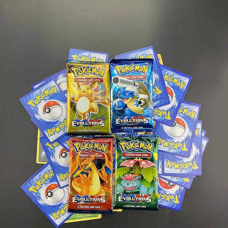 
Free Standard Shipping 324pcs 36 packs Pokemon PTCG Trading Card Game XY Evolutions Booster Box 