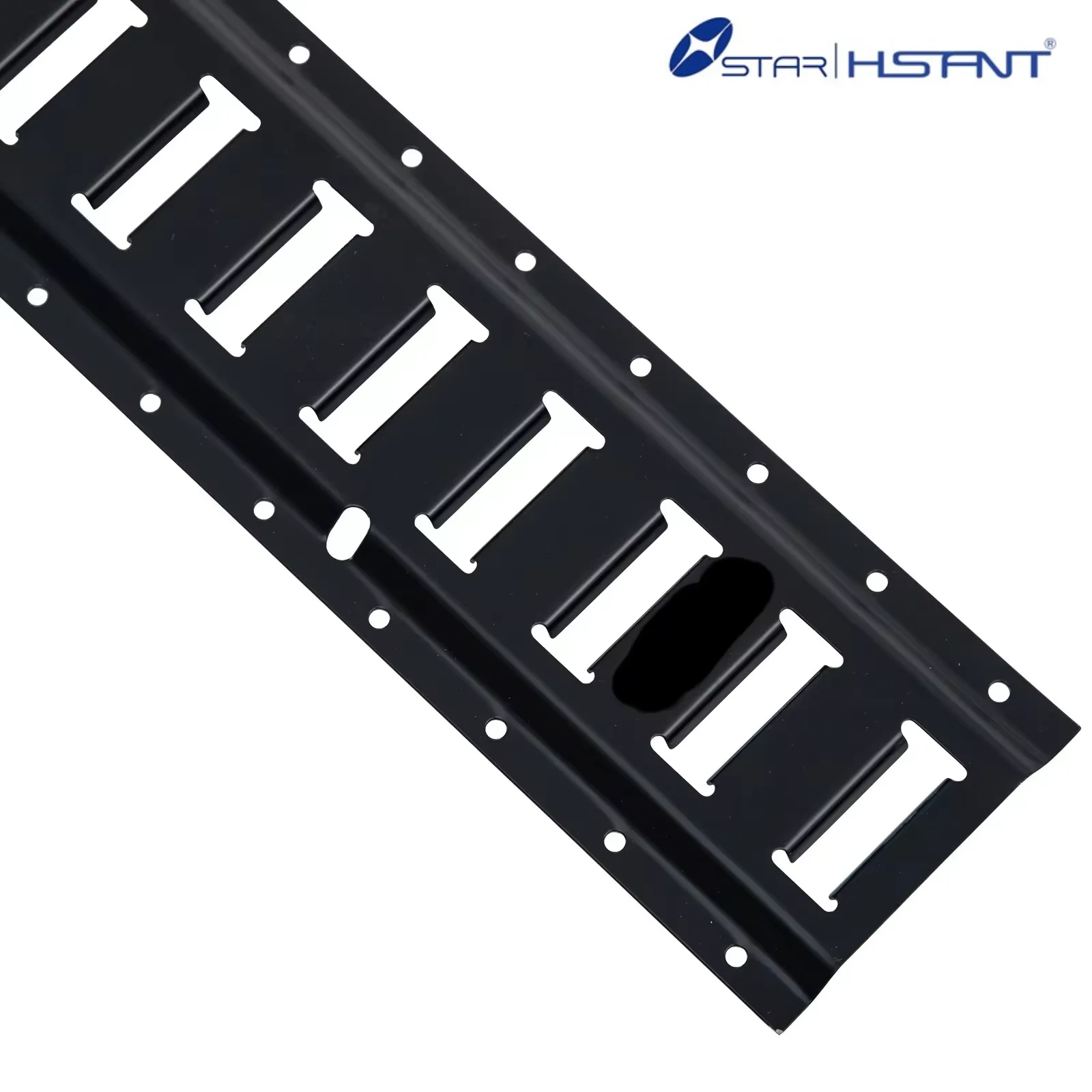 E-track Tie Down Rail E Track Bar Rail Black Powder-coated For Cargo Control